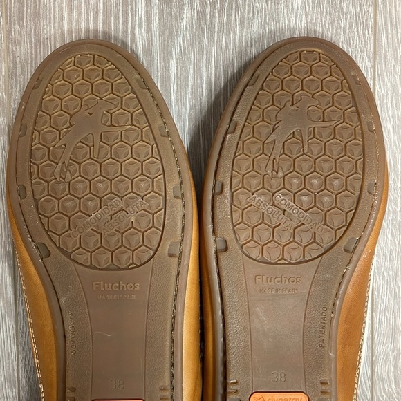 Fluchos Elsa F1181 Havana Dore Topo Premium Leather Shoe Size 38 (US 7.5) - Picture 11 of 16